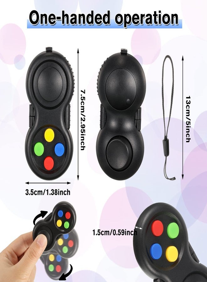 Woanger 24 Pcs Pad Classic Retro Controller Game Pad Controller Handheld Sensory Educational Toy for Relieving Stress ADHD ADD OCD Autism Anxiety(Solid Style) - Image 2